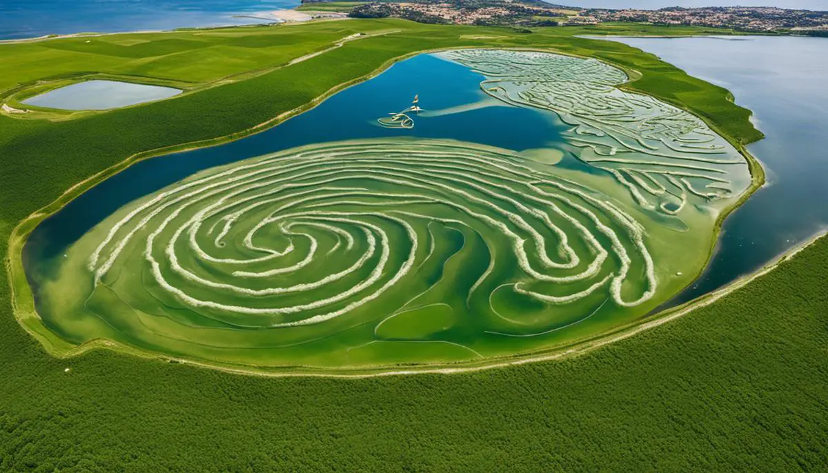 Image depicting the impact of Vorticella on aquaculture, showing its presence in water and its potential negative consequences for the industry.